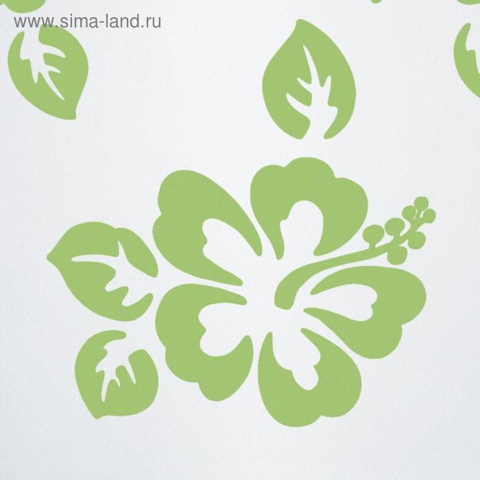 

Штора для ванных комнат Flowerpower, цвет зеленый