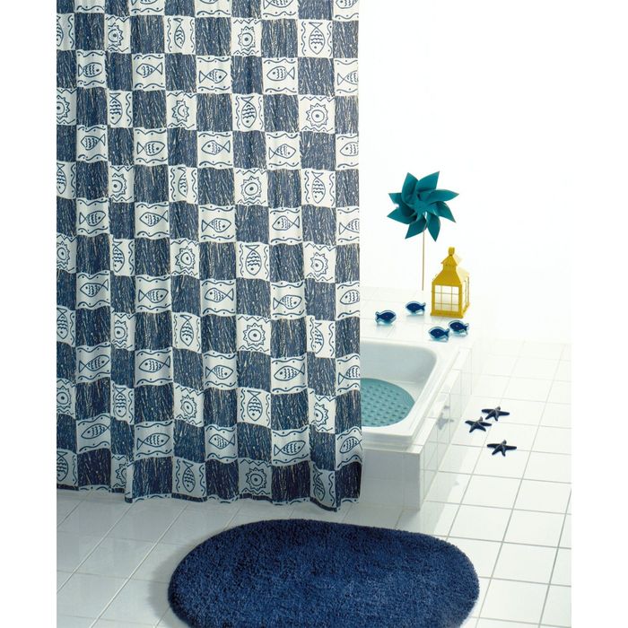 Штора для ванных комнат Sun &amp; Sea, цвет черный