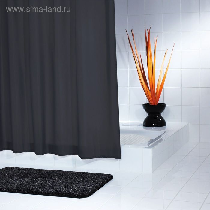 Штора для ванных комнат Madison, цвет черный цена и фото