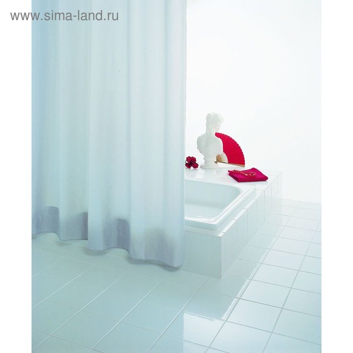 Штора для ванных комнат Uni (Т), цвет белый