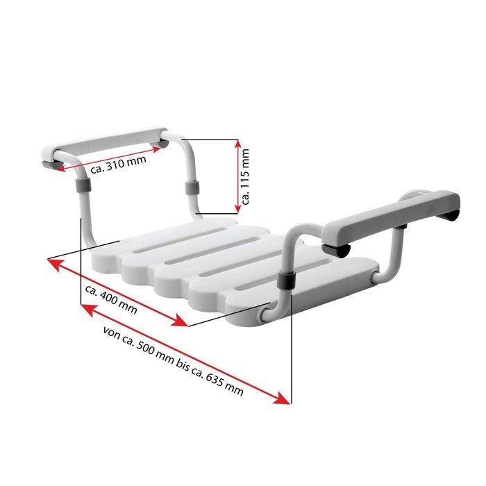 Сиденье в ванну, цвет белый