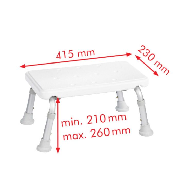 Скамеечка для входа в ванну с изменением высоты