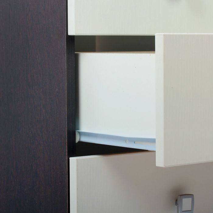 Комод детский пеленальный «Фея 1780», 5 выдвижных ящиков, цвет венге/белый