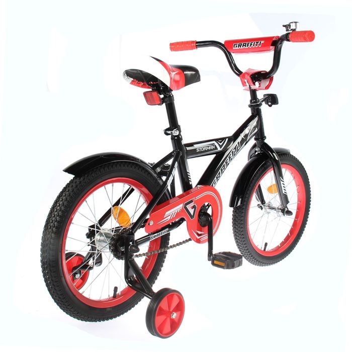 Велосипед 16" Graffiti Storman RUS, цвет чёрный