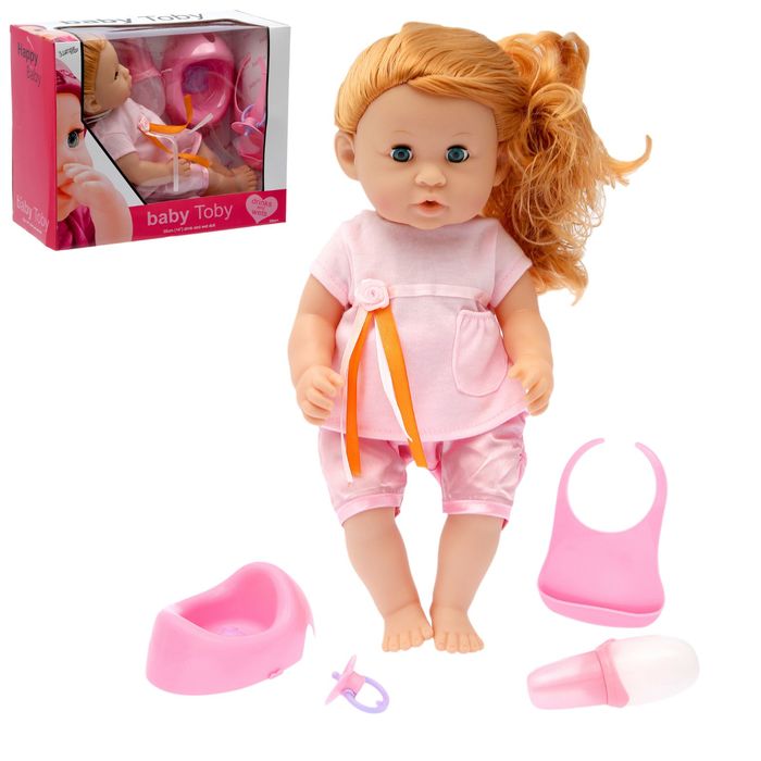 Пупс функциональный "Мила" писает, пьёт, с аксессуарами