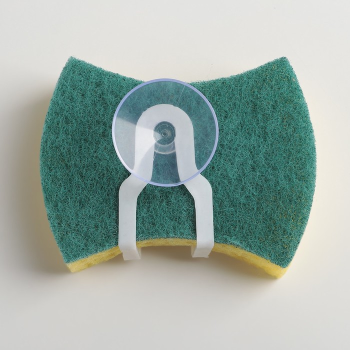 Губка для посуды с держателем