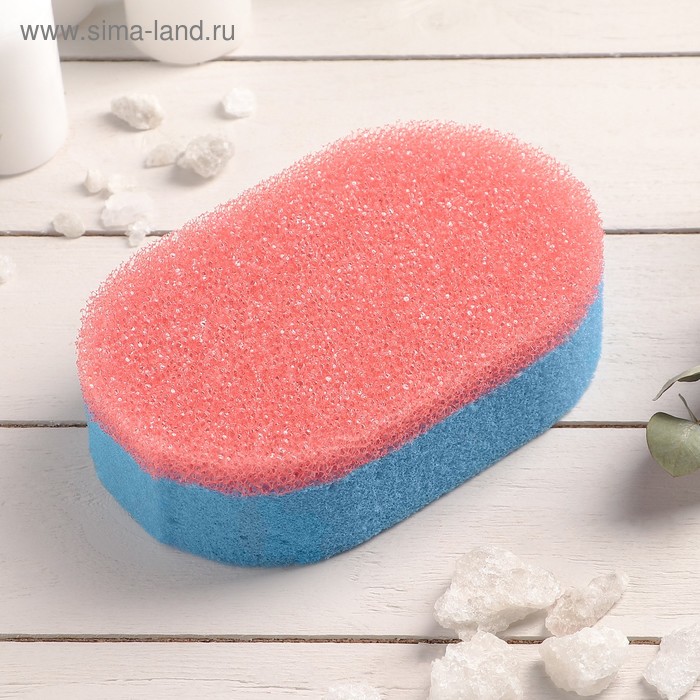 

Губка для тела «ЧистоДел», 16×10×4,5 см, цвет МИКС