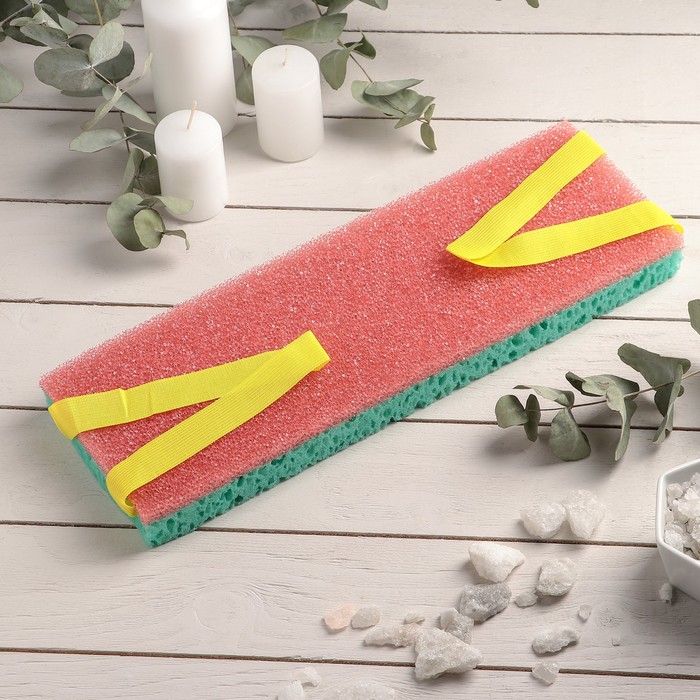 Губка-Мочалка "Комбинированная"