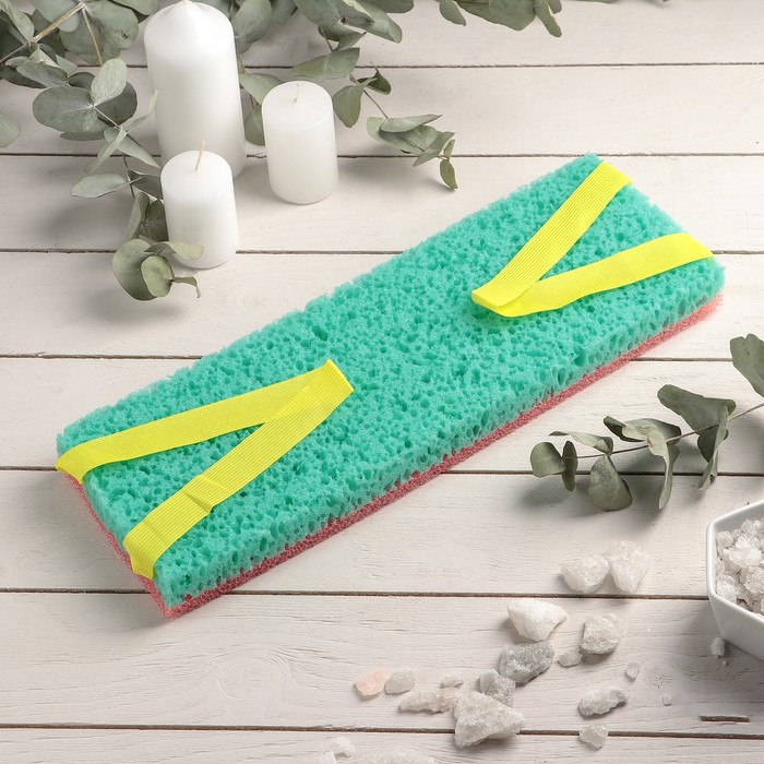 Губка-Мочалка "Комбинированная"