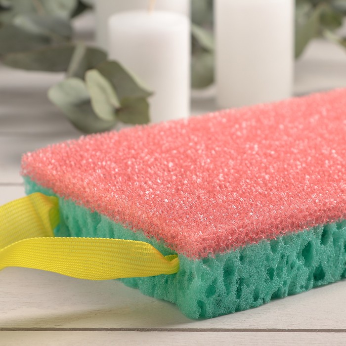 Губка-Мочалка "Комбинированная"