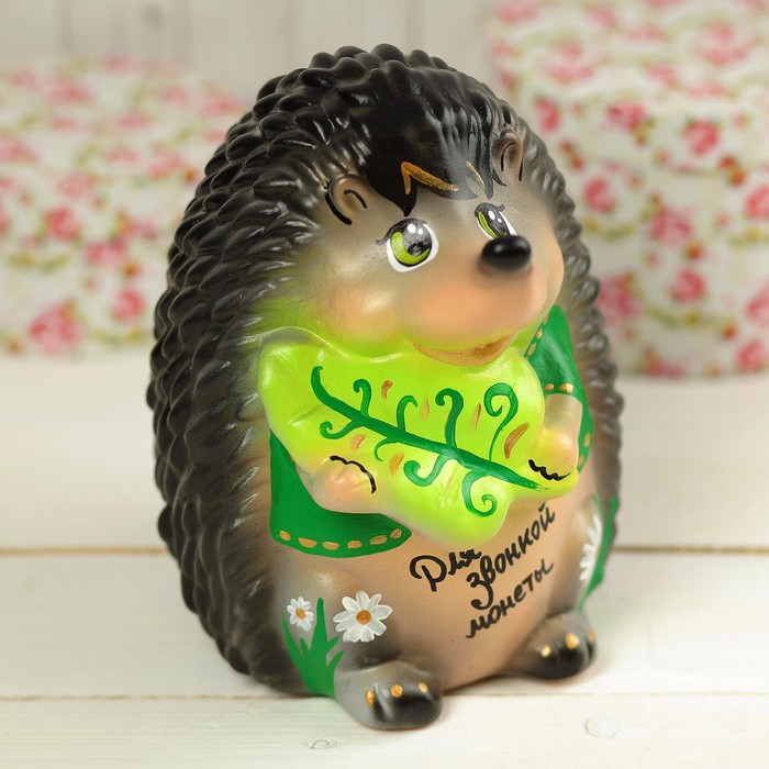 Копилка "Ёж большой сидит" МИКС 25см