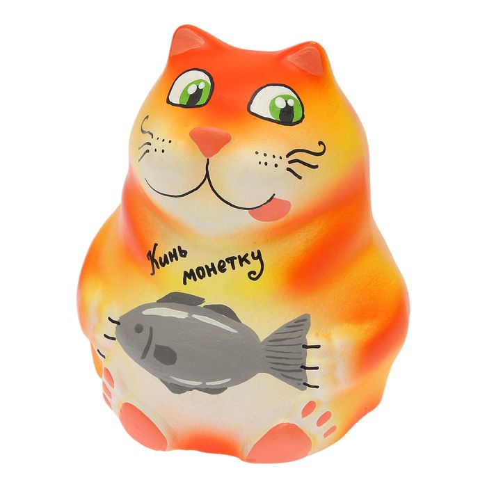 Копилка "Кот толстый" 21см