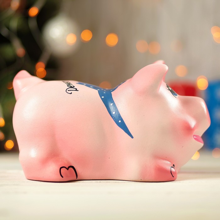 Копилка "Поросёнок большой" новый 14см