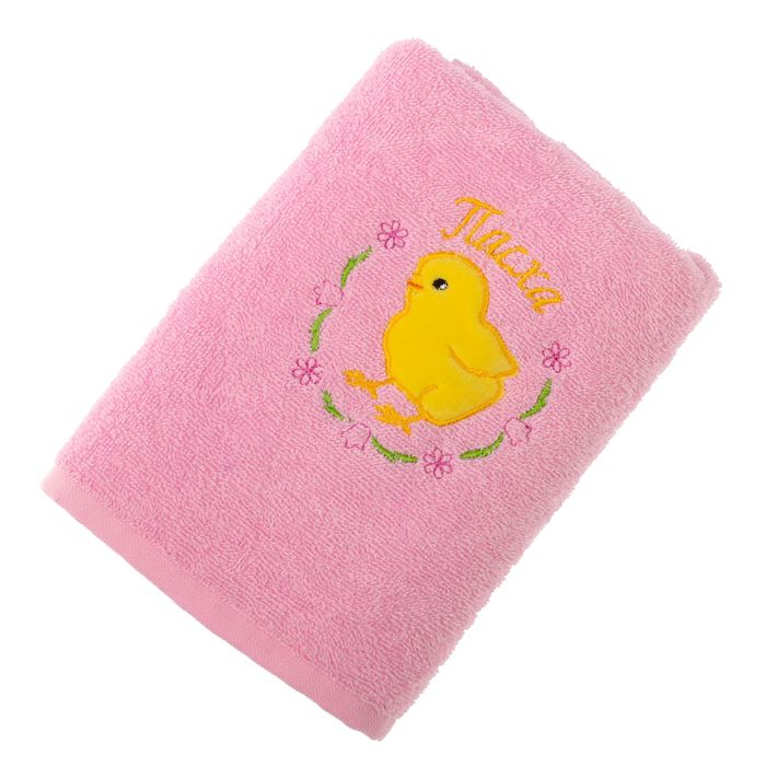 Полотенце махровое "Пасха" 50х90 см, хлопок 340г/м2