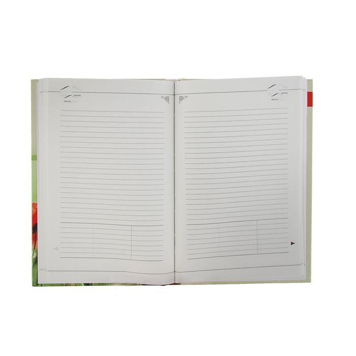 Ежедневник для женщин, А5, 128 листов "Маки", глянцевая ламинация