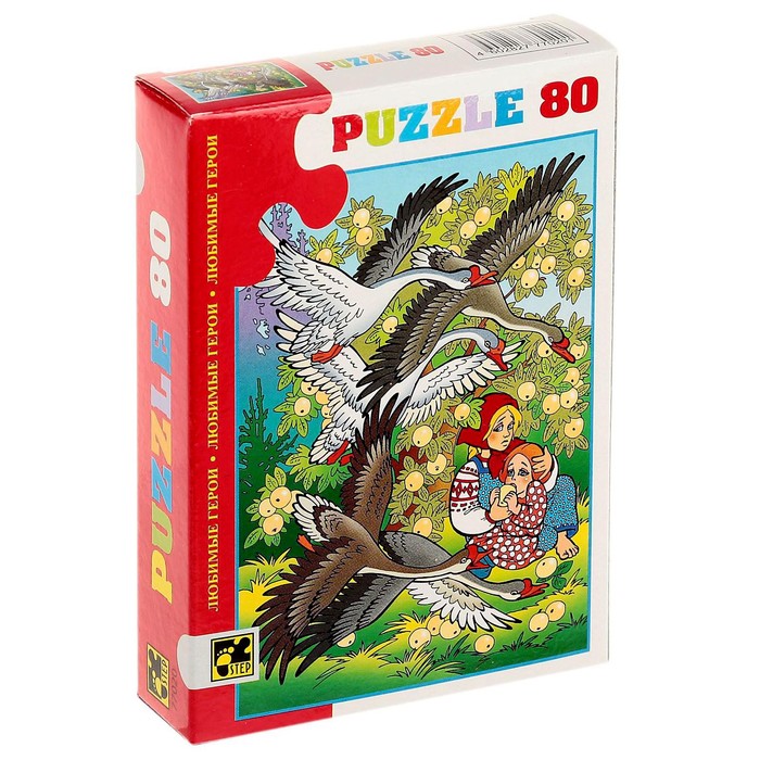 Пазлы "Любимые герои", 80 элементов, МИКС