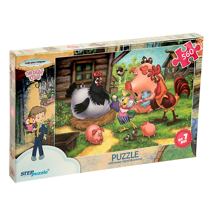 Пазлы "Попугай Кеша", 560 элементов