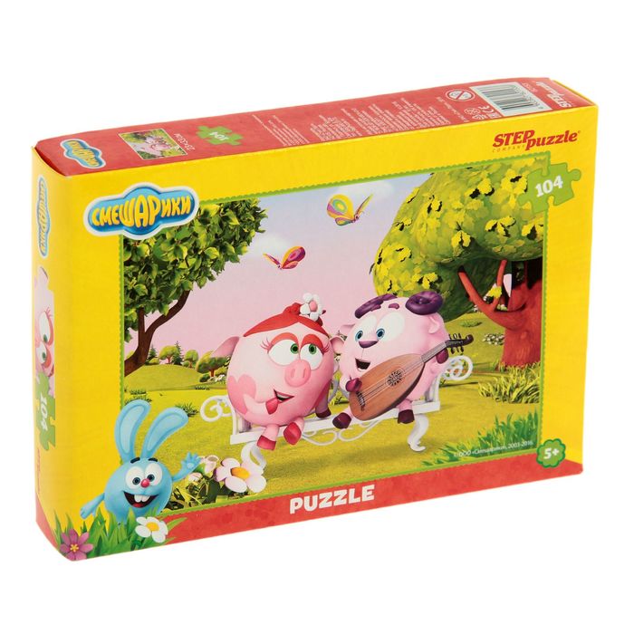 Пазлы "Смешарики", 104 элементов