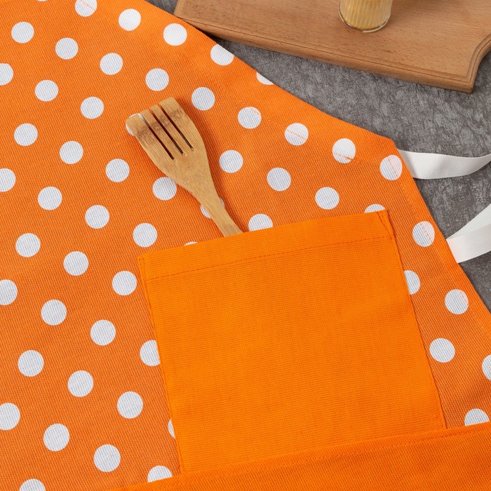 Фартук "Этель" Яркий цитрус (вид 4), 100% хл, рогожка, 165 г/м2