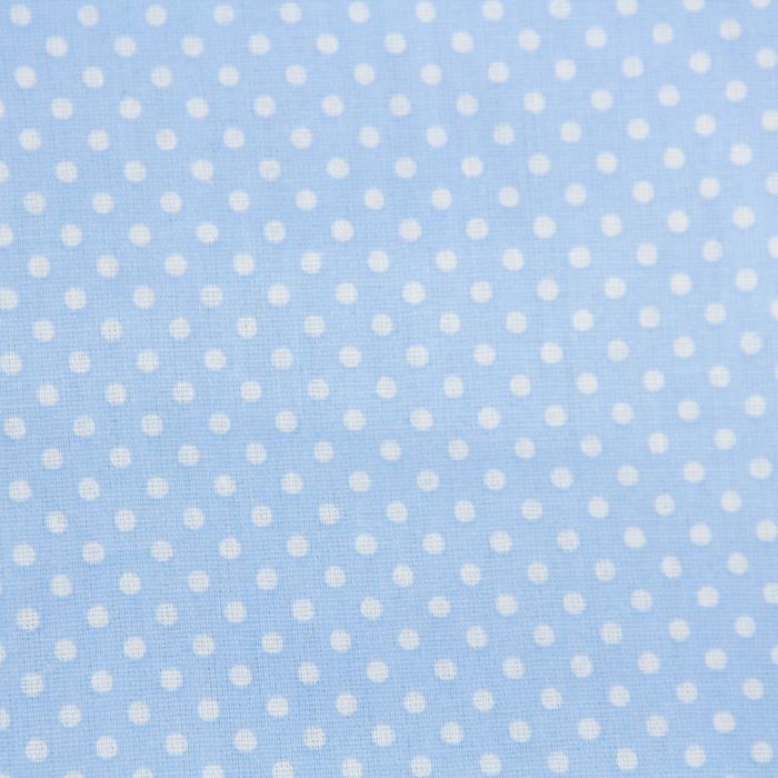 Комплект в кроватку "Карамельки" (6 предметов), цвет голубой