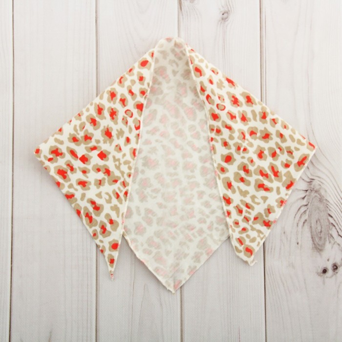 Комплект для девочки (2 предмета) "Лео", рост 56-62 см, цвет бежевый/красный ВВТ-К 624_М