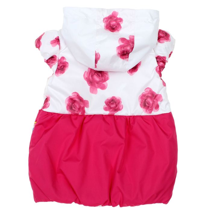 Жилет для девочки, рост 86 см, цвет розовый, принт розы