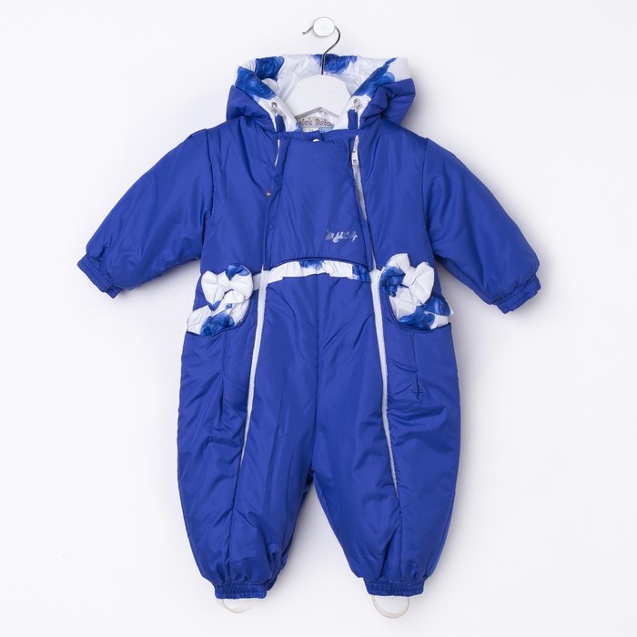 Комбинезон для девочки, рост 86 см, цвет синий
