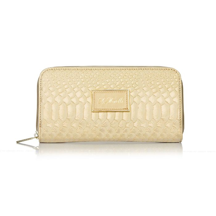 Портмоне жен DM-P006-PT109,10*2,3*19,5,отд д/купюр, д/монет, д/кредит карт,бежевый