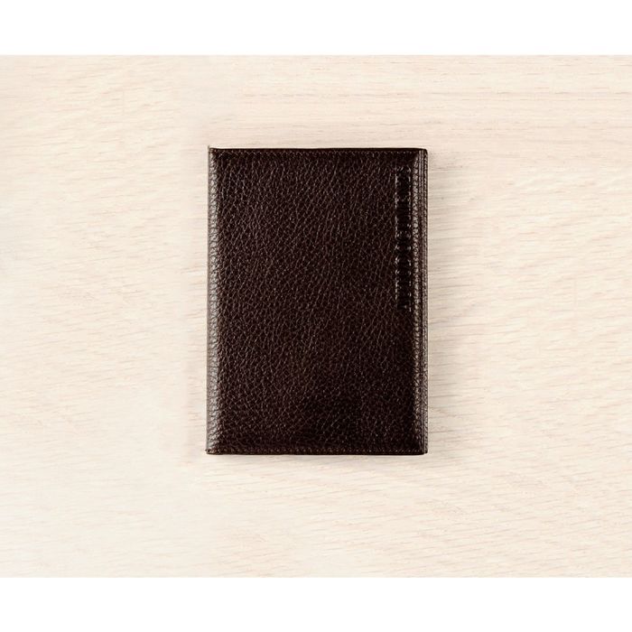 Обложка для автодокументов, отдел для кредитных карт, цвет коричневый