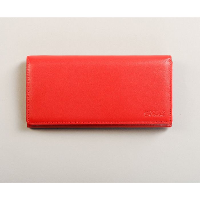 Портмоне жен DM-P015-K007,18*3*9,отд д/купюр, д/монет, д/кредит карт,красный