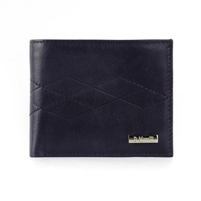 Портмоне мужское, 12х2,5х100 см, отделение для купюр, для кредитных карт, цвет чёрный