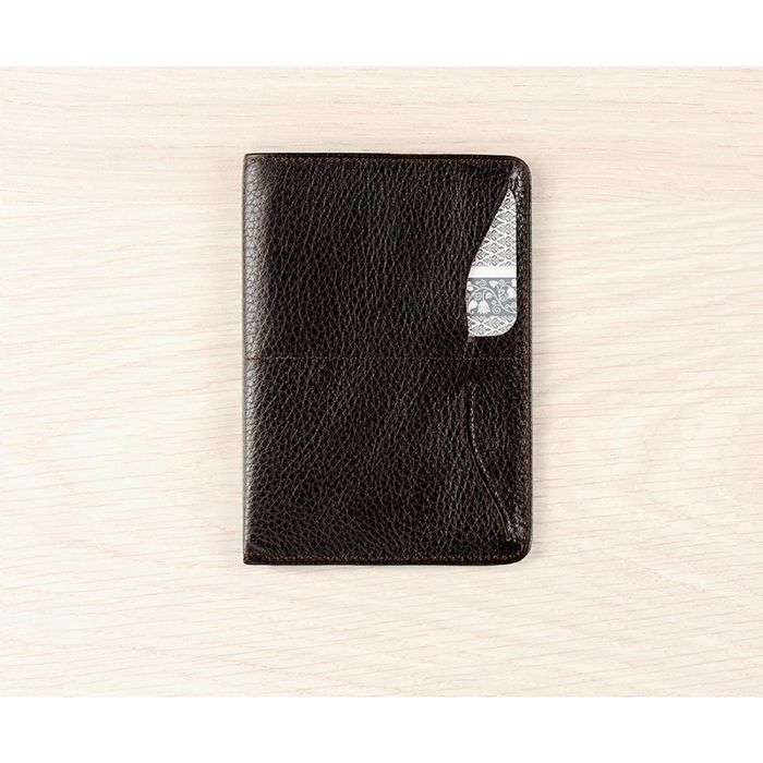 Обложка для паспорта, цвет коричневый