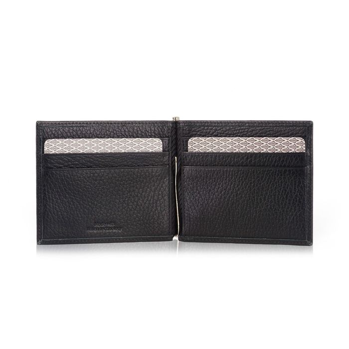 Зажим д/денег DM-ZM02-F001,11,5*2*9,3,отд д/кредит карт ,черный