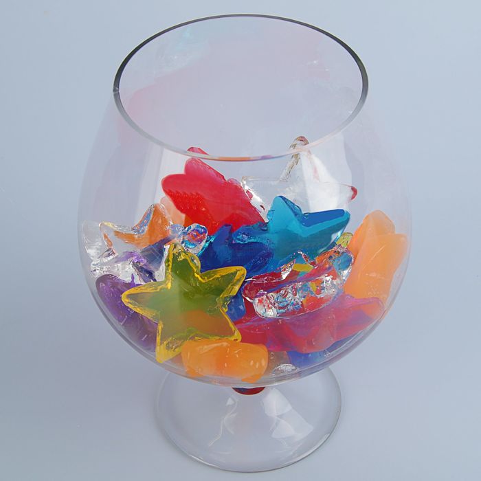 Аквагрунт красные звёздочки, 50 г