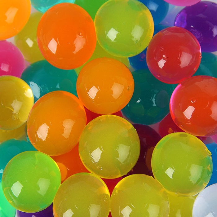 Аквагрунт жёлтый, крупный, 5 г