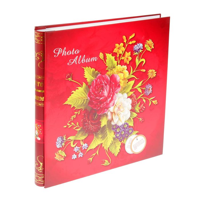 Фотоальбом на 500 фото 10х15 см "Пышный букет" в коробке МИКС 34х33х5,5 см