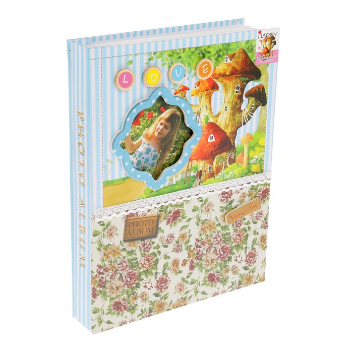 Фотоальбом на 120 фото 13х18 см "Сказочный лес" в коробке МИКС 29,5х23,5х5 см