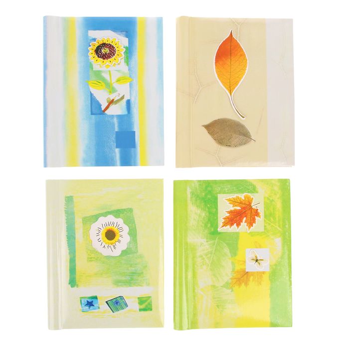 Фотоальбом магнитный 20 листов "Серебряный листок" 25х19,5х2 см