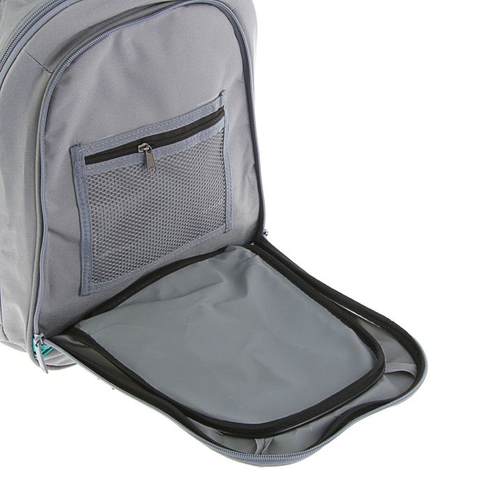 Рюкзак молодежный эргономичная спинка Luris 41*31*12 Фаворит "Серый" 878.2319