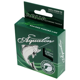 

Леска плетёная Aqua Aqualon Dark-Green, d=0,20 мм, 100 м, нагрузка 15,7 кг