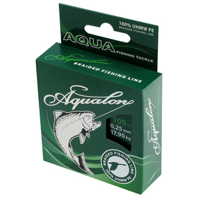 

Леска плетёная Aqua Aqualon Dark-Green, d=0,25 мм, 100 м, нагрузка 17,9 кг