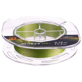 

Леска плетёная Aqua Pe Ultra Elite Z-8, d=0,16 мм, 135 м, нагрузка 11,2 кг