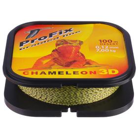 

Леска плетёная Aqua ProFix Chameleon 3D Desert, d=0,12 мм, 100 м, нагрузка 7,0 кг