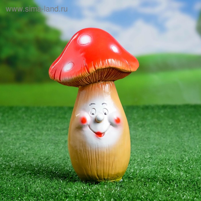 

Садовая фигура "Мухомор" малый 11х10х19см