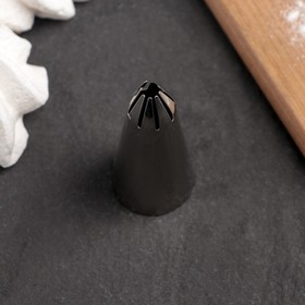 

Насадка кондитерская «Крупный цветок», d=2,2 см, вых. 1,4 см