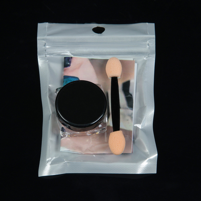 Втирка "Зеркальный блеск" для декора ногтей, 3гр, с аппликатором, цвет золотой