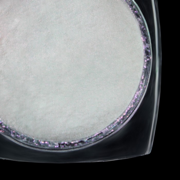 Втирка "Зеркальный блеск" для декора ногтей, 3гр, с аппликатором, цвет белый/сиреневый