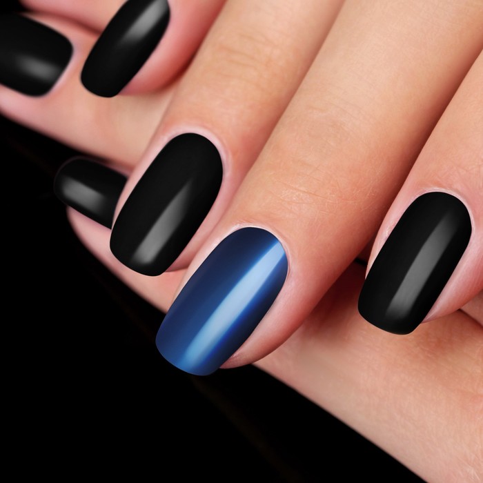 Втирка "Зеркальный блеск" для декора ногтей, 3гр, с аппликатором, цвет МИКС