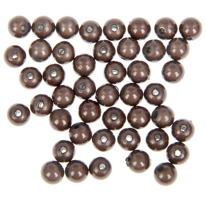 Набор бусин для творчества круглые "Серый асфальт" 10 гр 0,7х0,7 см