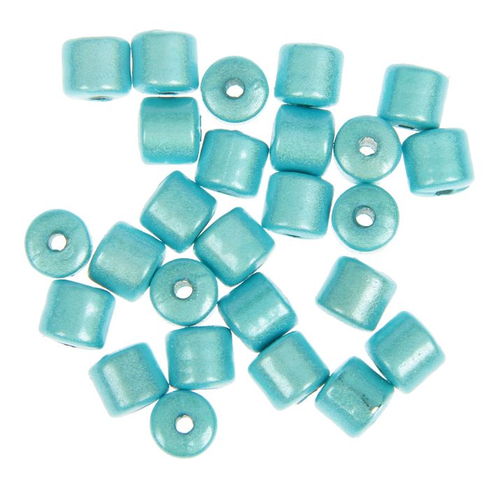 Набор бусин для творчества цилиндр "Морская гладь" 10 гр 0,8х0,8 см